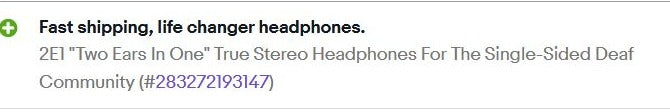 2E1 Pro Ears Ultra Gel Folding