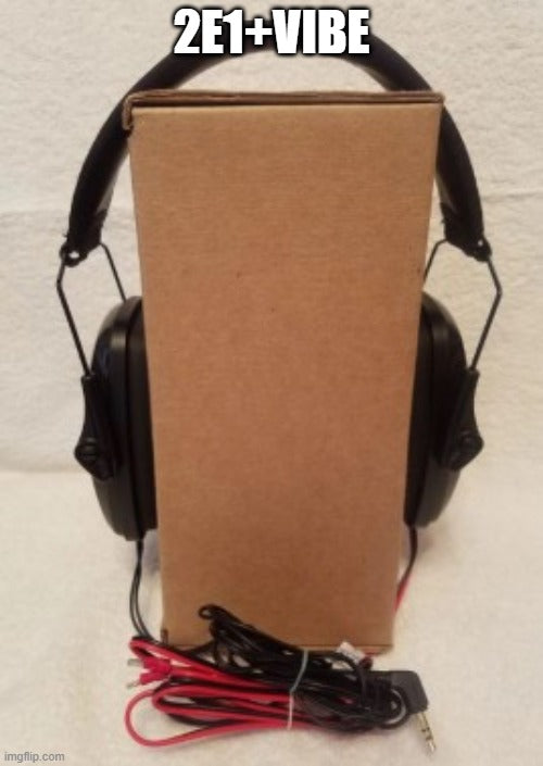 The 2E1+Vibe Headphones: Deaf Ear Haptic Feedback Stereo Gaming Headphones for Single-Sided Deaf Gamers™