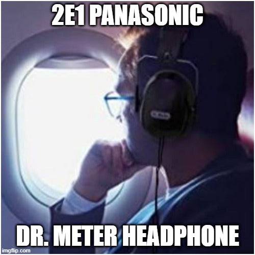 2E1 Panasonic Dr. Meter Headphone